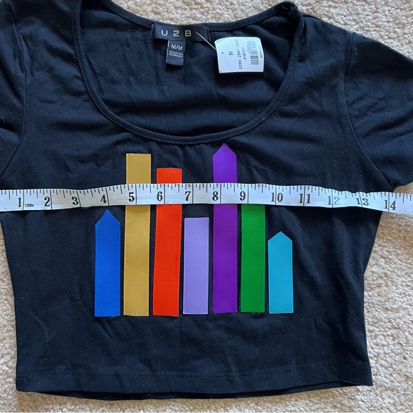 Above and Beyond Crop Tee - Picture 2 of 5